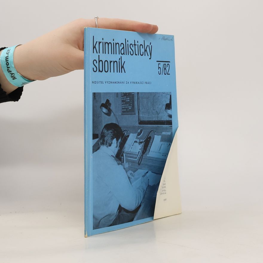 Autorenkollektiv Kriminalistický sbornik 5/82