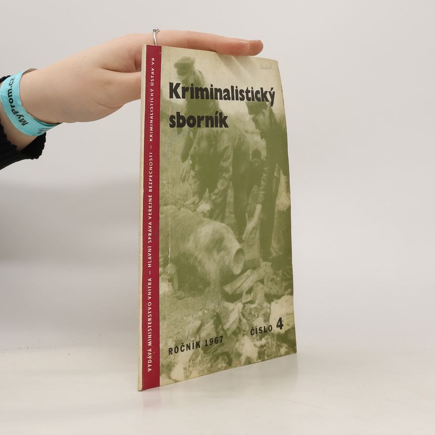 Collectif d'auteurs Kriminalistický sborník 4/1967