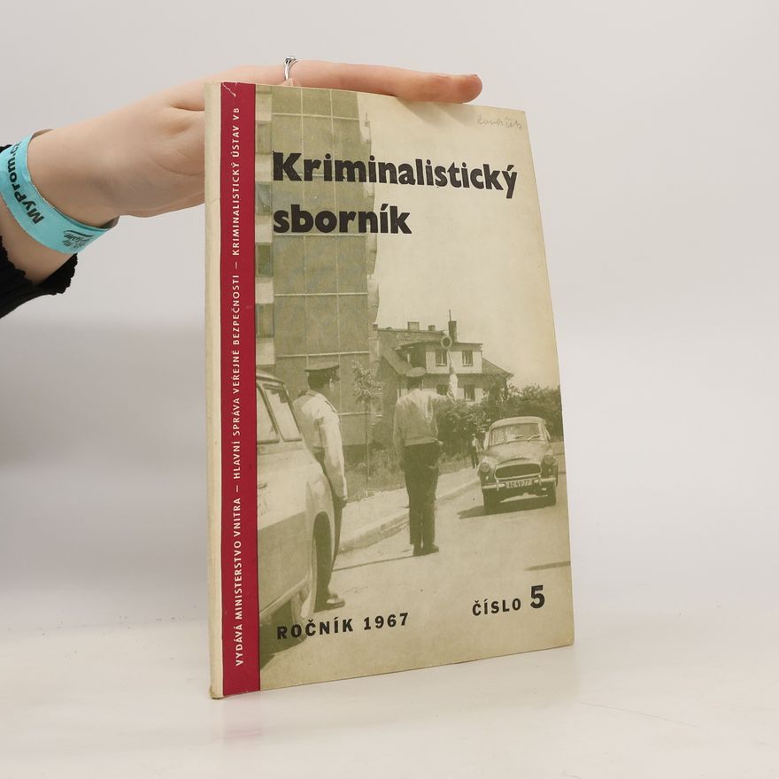 Kolektiv autorů Kriminalistický sborník 5/1967