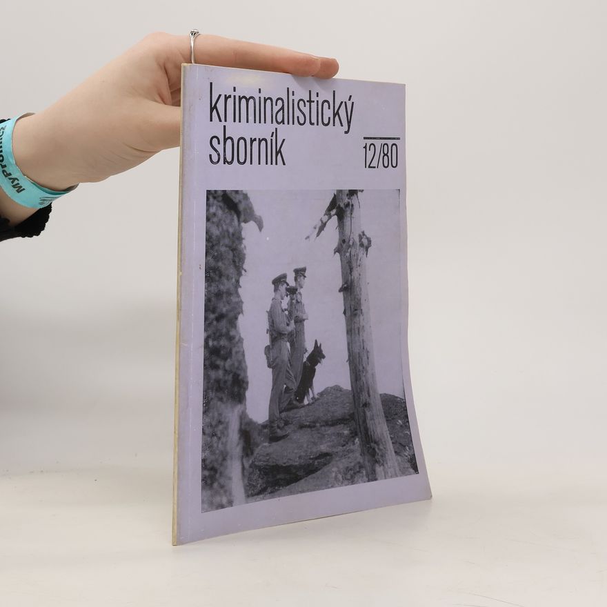 Kolektiv autorů Kriminalistický sborník 12/1980