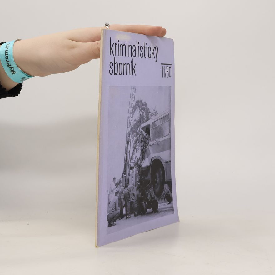 Kolektiv autorů Kriminalistický sborník 11/1980