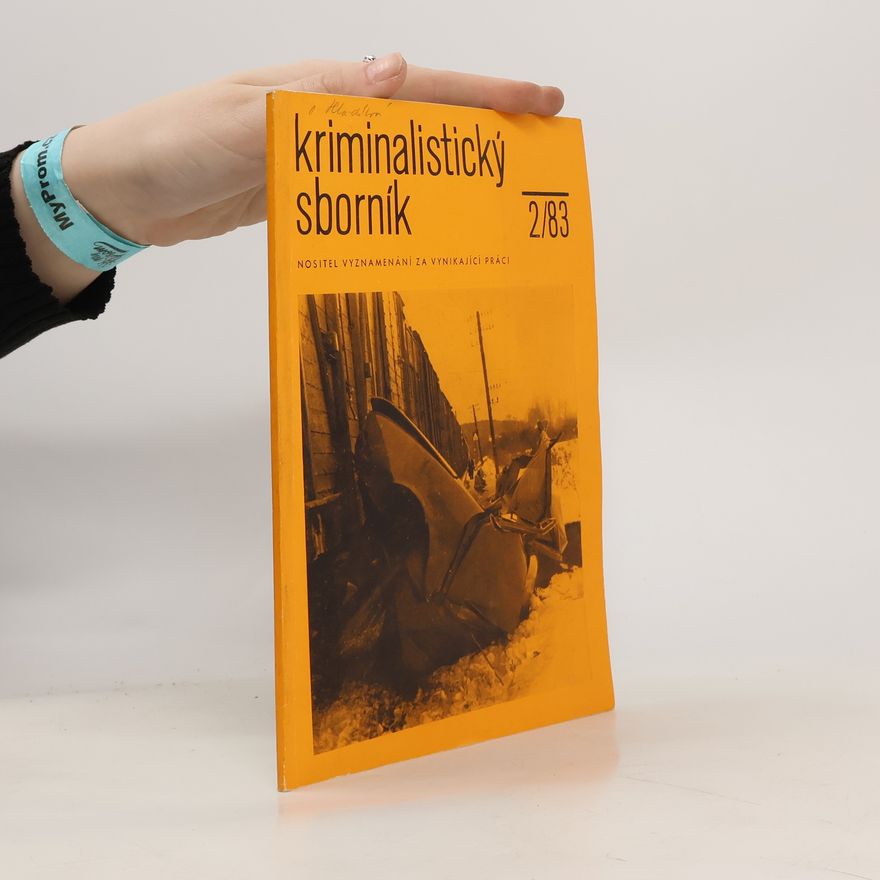 Collectif d'auteurs Kriminalistický sborník 2/1983