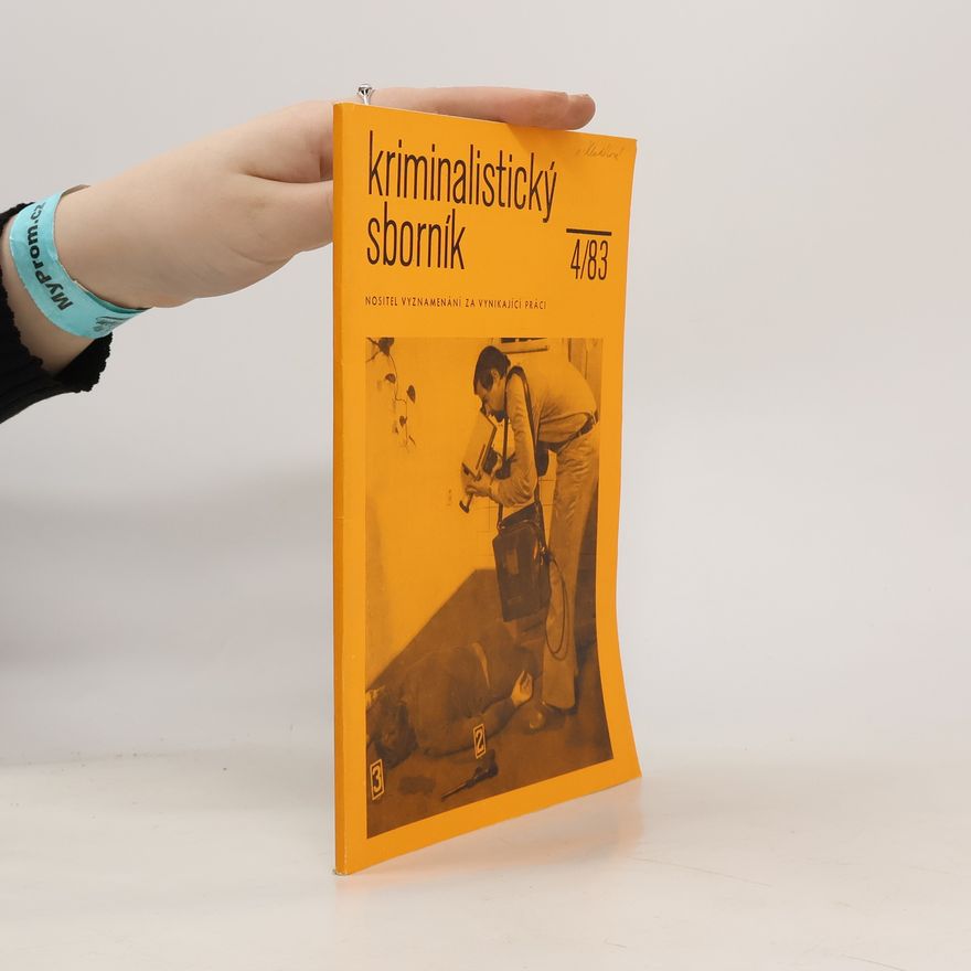 Kolektiv autorů Kriminalistický sborník 4/1983