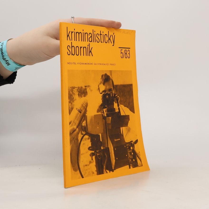 Kolektiv autorů Kriminalistický sbornik 5/83