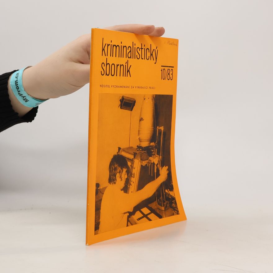 Kolektiv autorů Kriminalistický sborník 10/1983