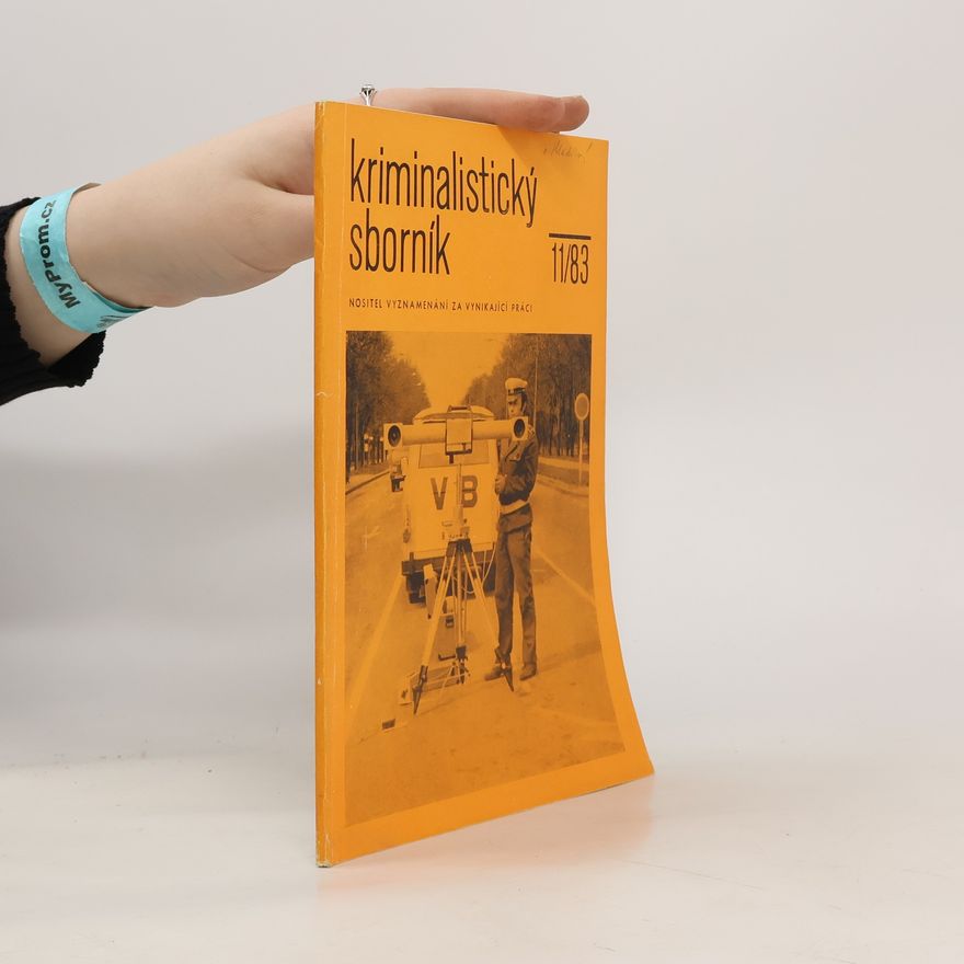 Kolektiv autorů Kriminalistický sborník 11/83
