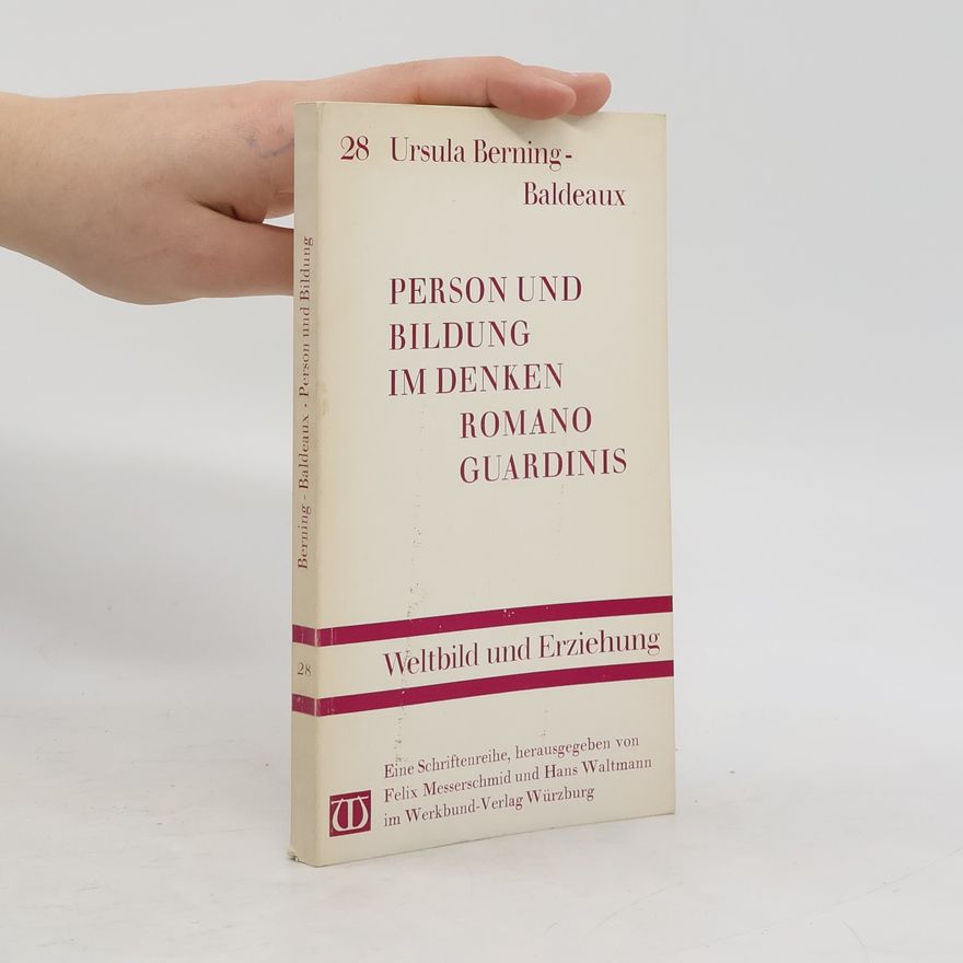 Ursula Berning-Baldeaux  Person und Bildung im Denken