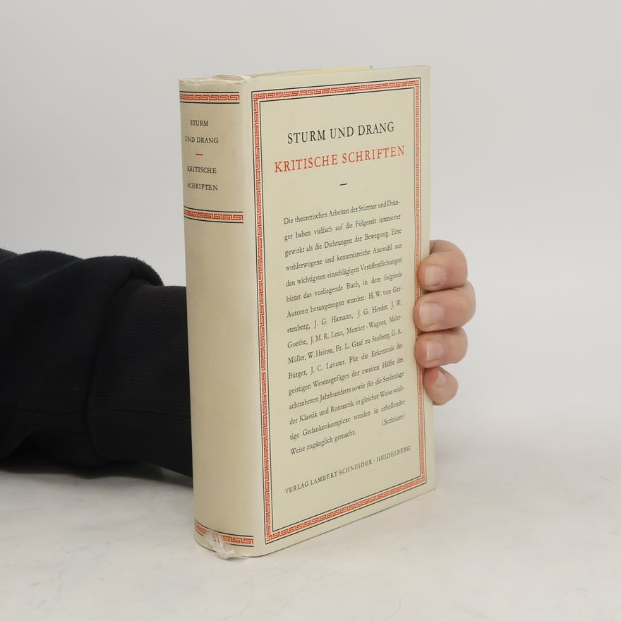 Autorenkollektiv Sturm und Drang. Kritische Schriften