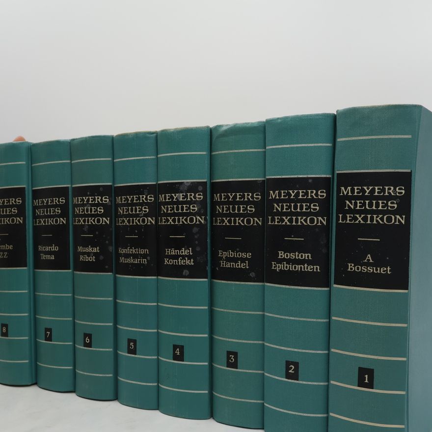 Autorenkollektiv Meyers Neues Lexikon in 8 Bänden und einem Ergänzungsband