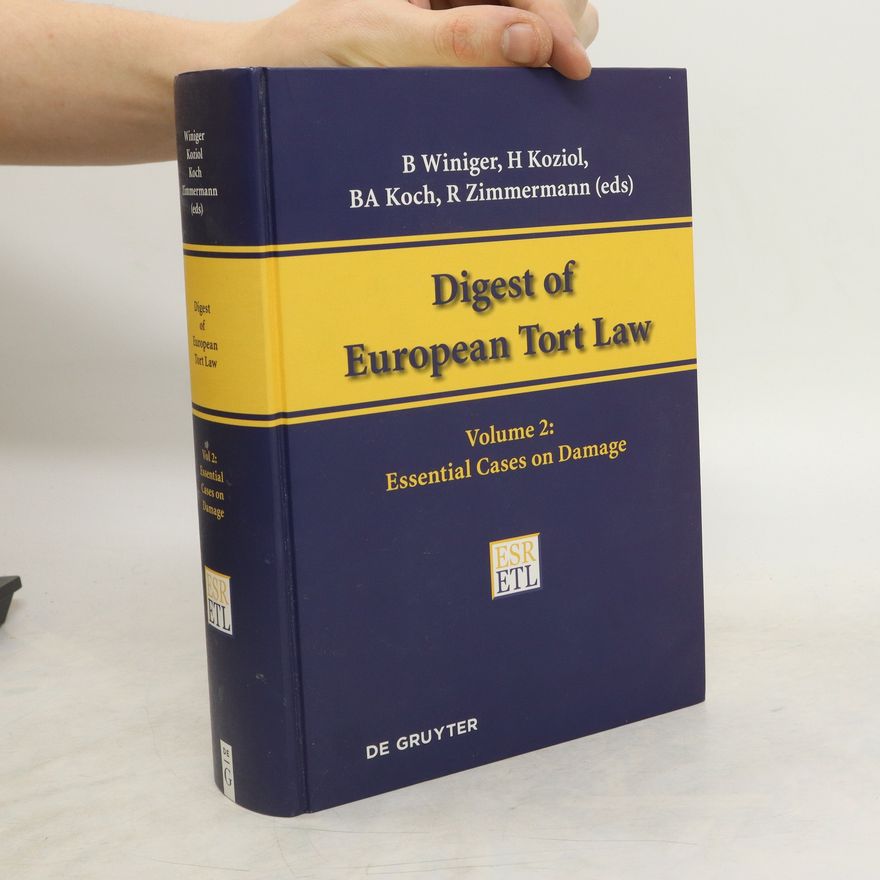 Håkan Andersson Digest of european tort law