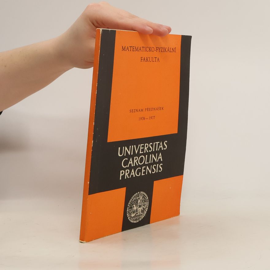 Kolektiv autorů Seznam přednášek 1976-1977