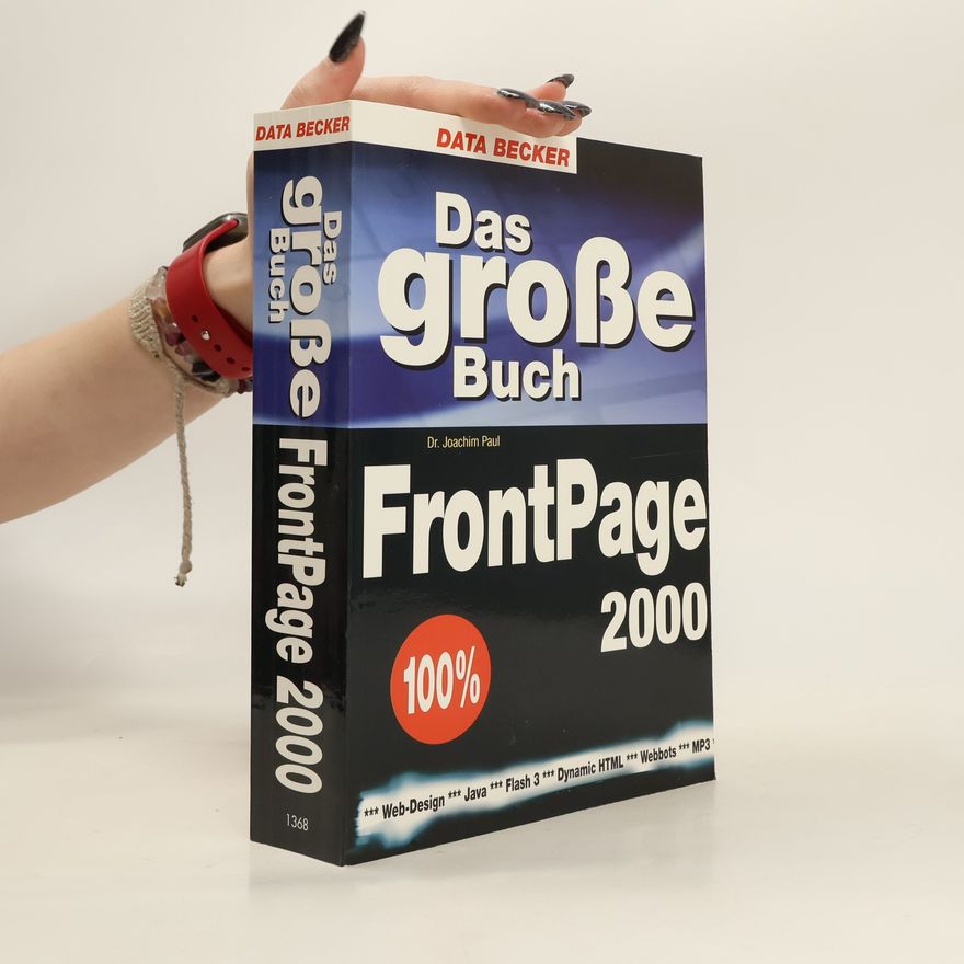 Joachim Paul Das große Buch FrontPage 2000