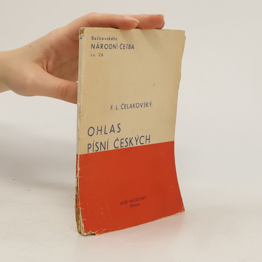 František Ladislav Čelakovský Bačkovského Národní četba sv. 26