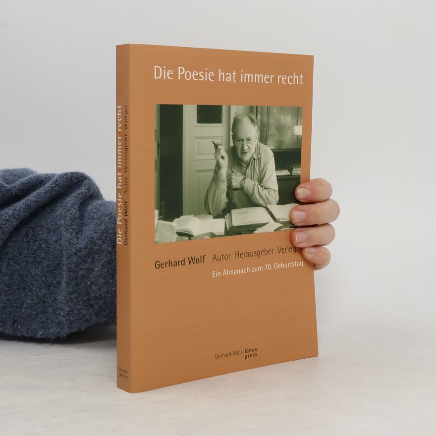 Peter Böthig Die Poesie hat immer recht