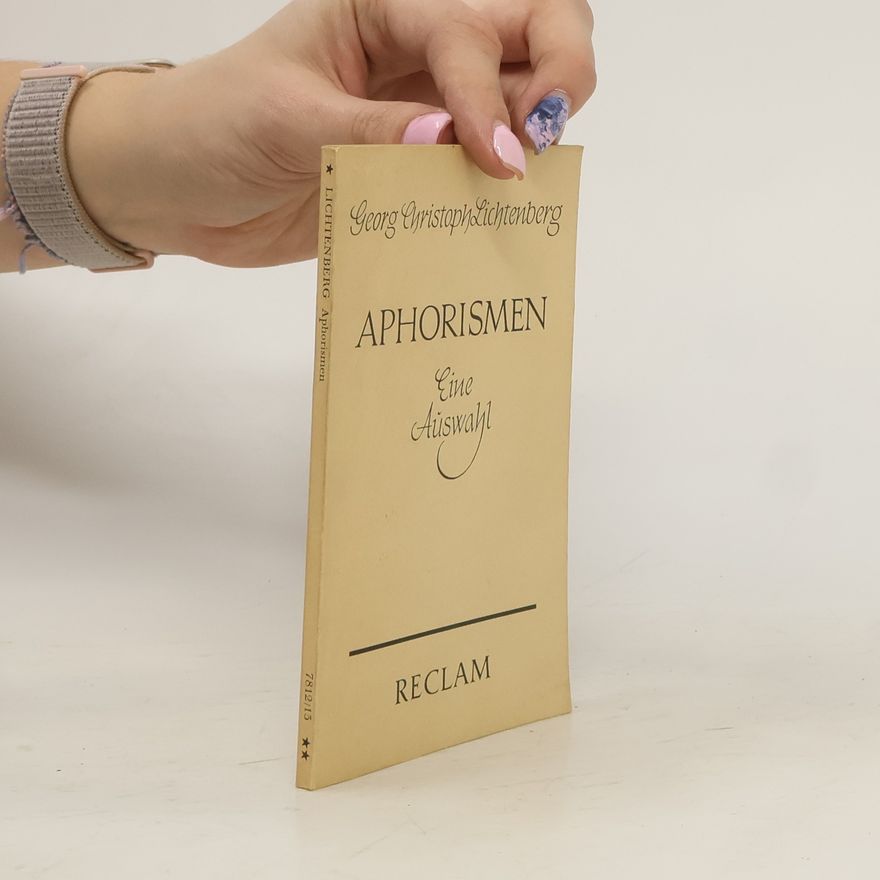 Georg Christoph Lichtenberg Aphorismen