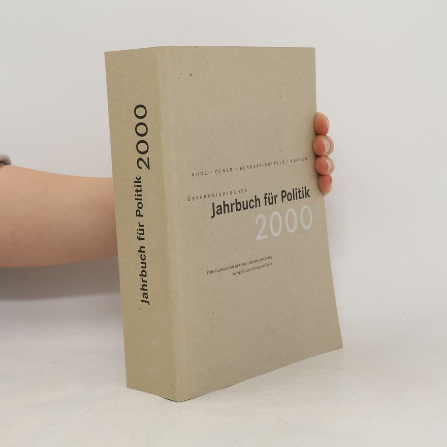 Andreas Khol Österreichisches Jahrbuch für Politik 2000