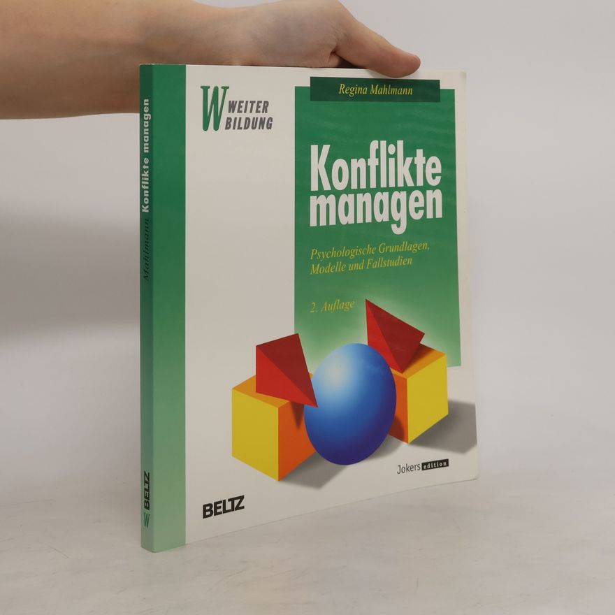 Regina Mahlmann Konflikte managen