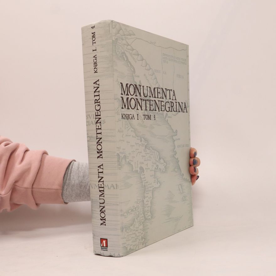 Collectif d'auteurs Monumenta Montenegrina 1