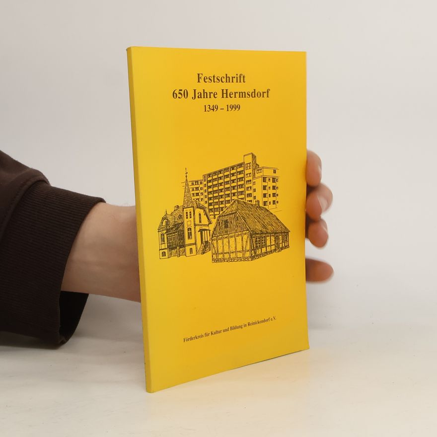 Klaus Schlickeiser Festschrift 650 Jahre Hermsdorf