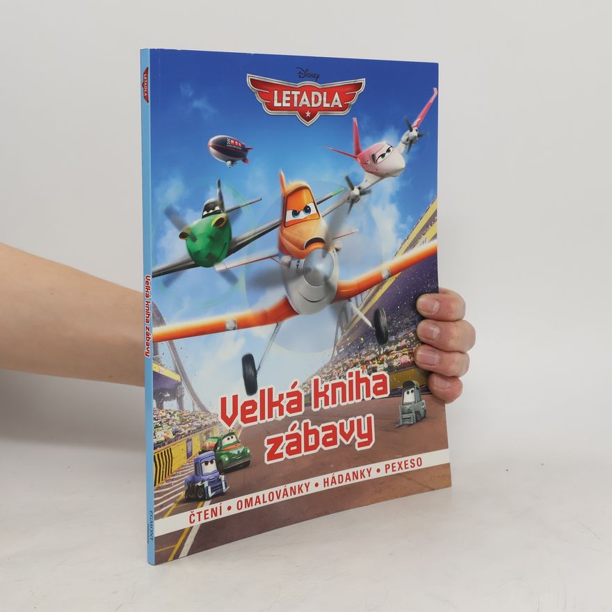 Walt Disney Letadla - Velká kniha zábavy - čtení, omalovánky, hádanky, pexexo