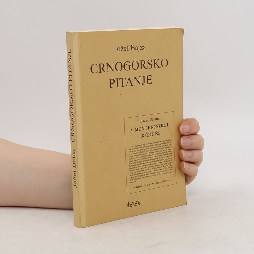 Jozef Ignác Bajza Crnogorsko pitanje
