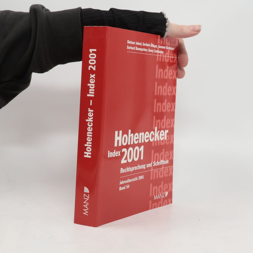 Kolektív autorov Hohenecker - Index 2001