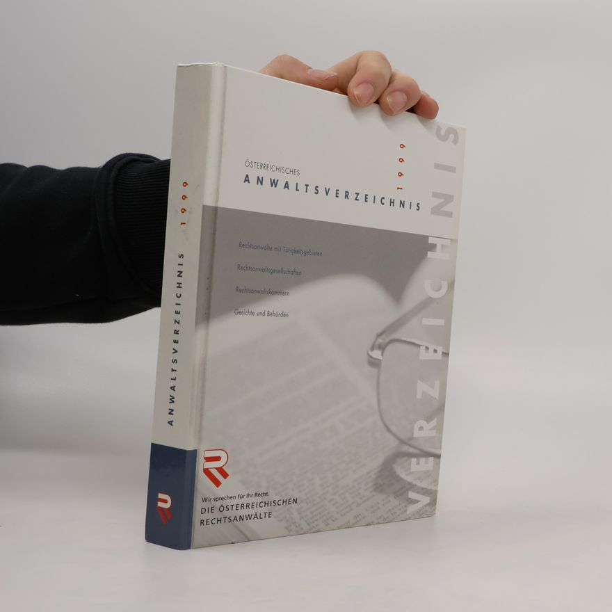 Collectif d'auteurs Österreichisches Anwaltsverzeichnis 1999