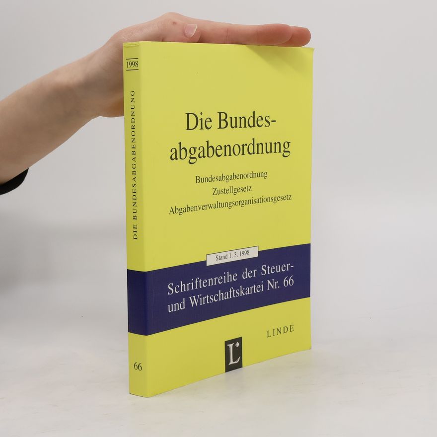Autorenkollektiv Die Bundesabgabenordnung