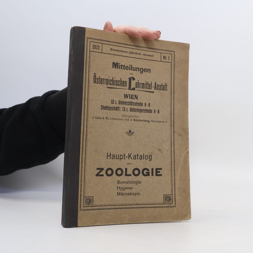 Various authors Mitteilungen der Österreichischen Lehrmittel-Anstalt. Zoologie