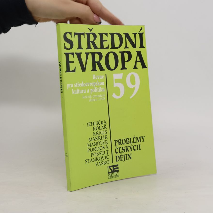 Autorenkollektiv Střední Evropa - Revue pro středoevropskou kulturu a politiku 59