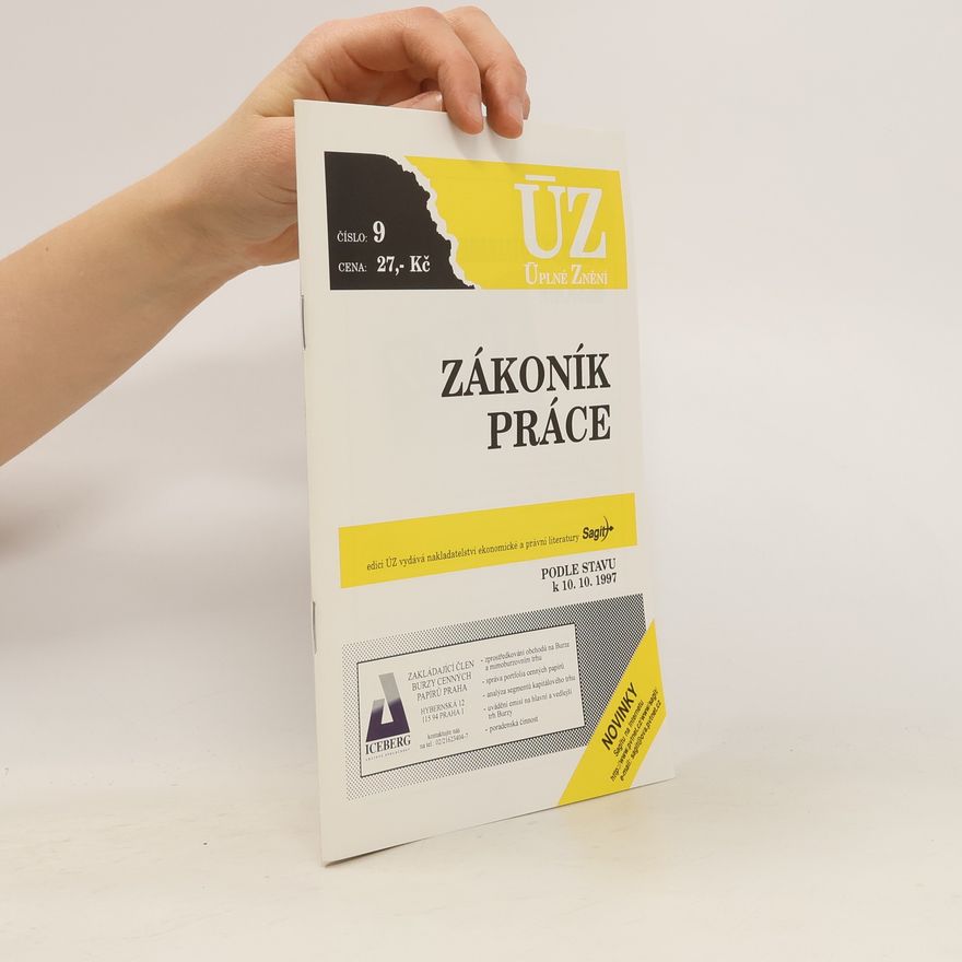 Kolektiv autorů Zákoník práce podle stavu k 10. 10. 1998