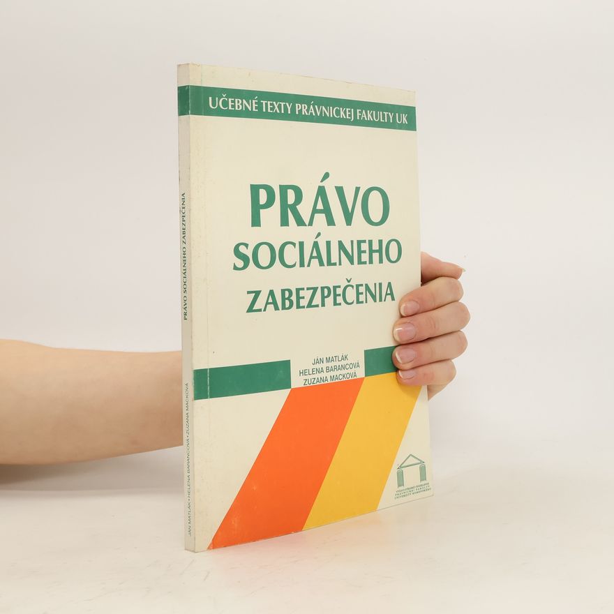 Ján Matlák Právo sociálneho zabezpečenia