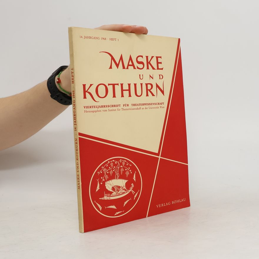 Various authors Maske und Kothurn. Heft 1/1968