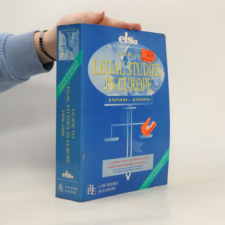 Kolektív autorov Guide to Legal Studies in Europe 1998-1999