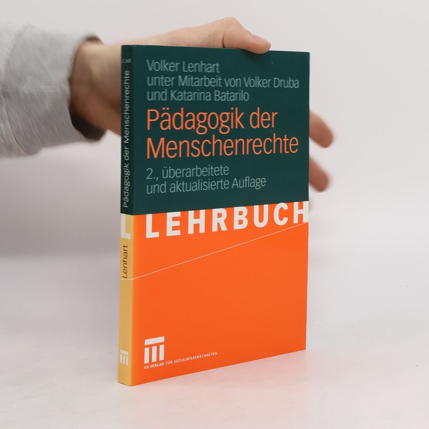 Volker Lenhart Pädagogik der Menschenrechte