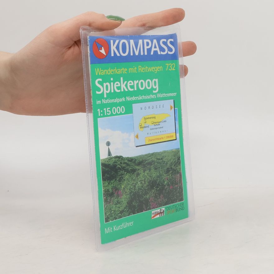 Kolektiv autorů Kompass: Wanderkarte mit Reitwegen 732. Spiekeroog 1: 15 000