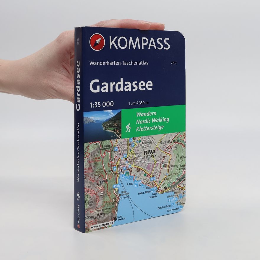Autorenkollektiv Kompass Wanderkarten-Taschenatlas Gardasee, m. 1 Karte