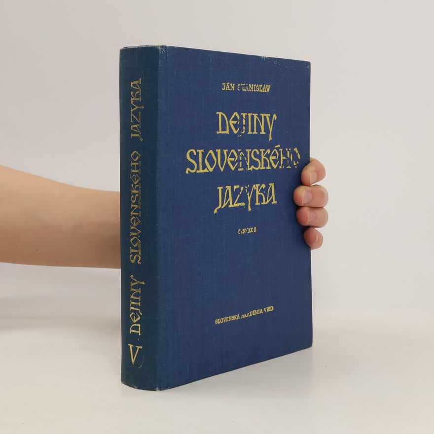 Ján Stanislav Dejiny slovenského jazyka V. Syntax 2