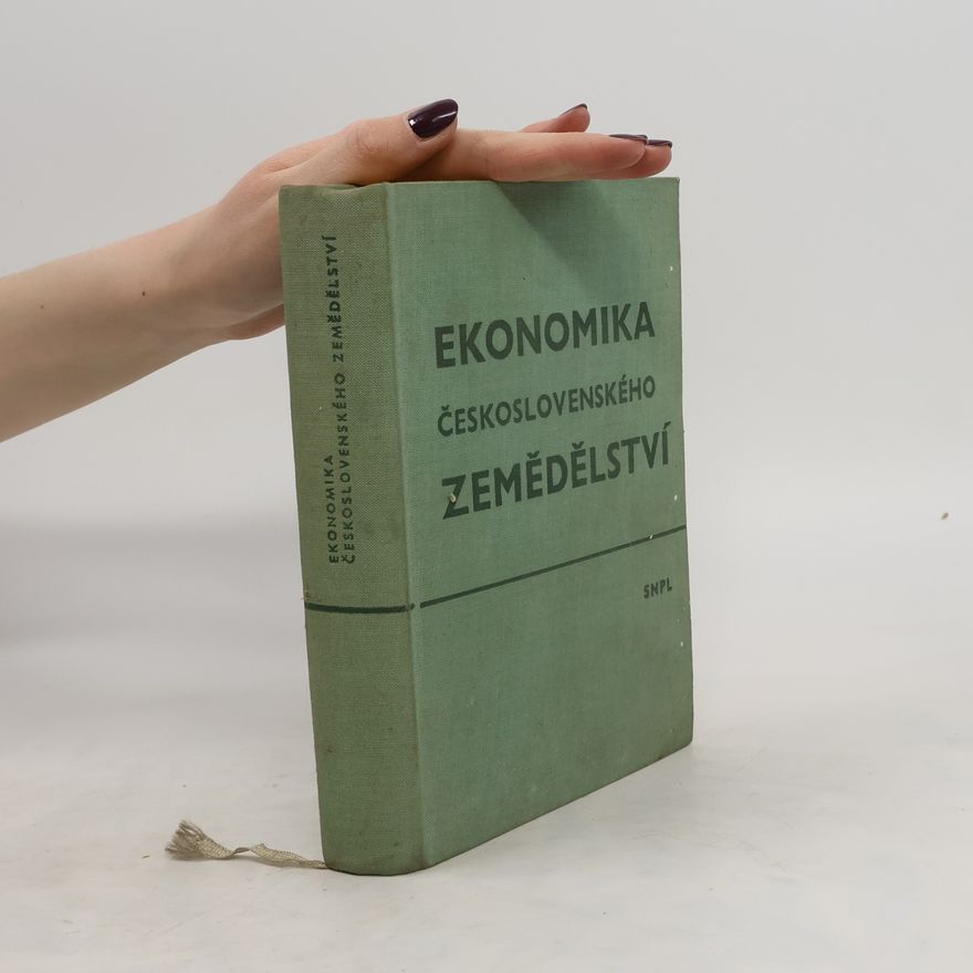 Jaroslav Kabrhel Ekonomika československého zemědělství