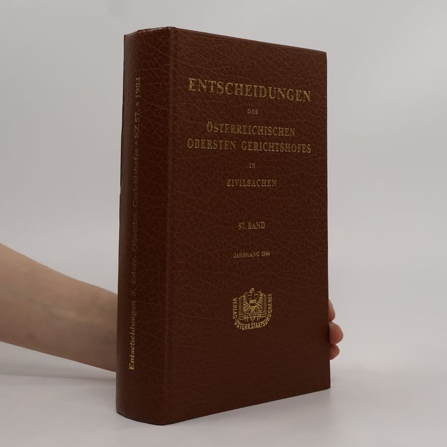 Kolektiv autorů Entscheidungen des österreichischen Obersten Gerichtshofes in Zivilsachen 57