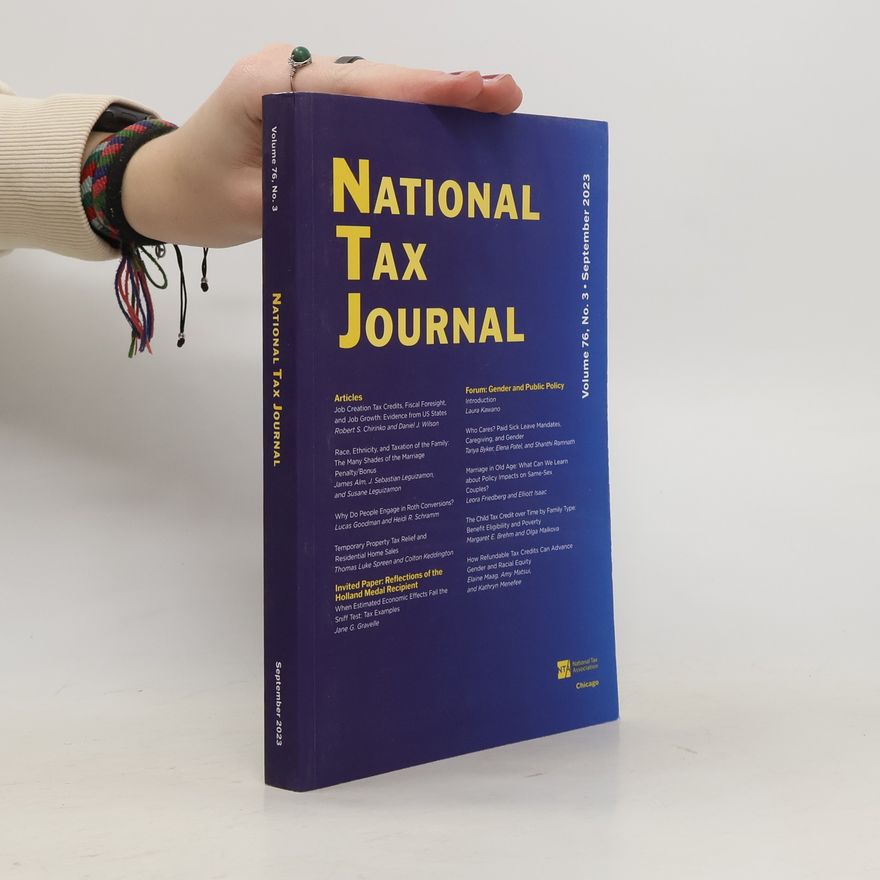 Autorenkollektiv National Tax Journal