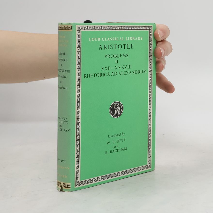 W. S. Hett Problems XXII-XXXVIII. Rhetorica ad Alexandrum