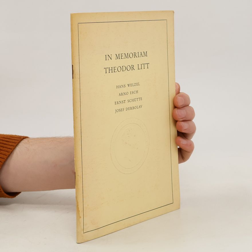 AA.VV. In Memoriam Theodor Litt