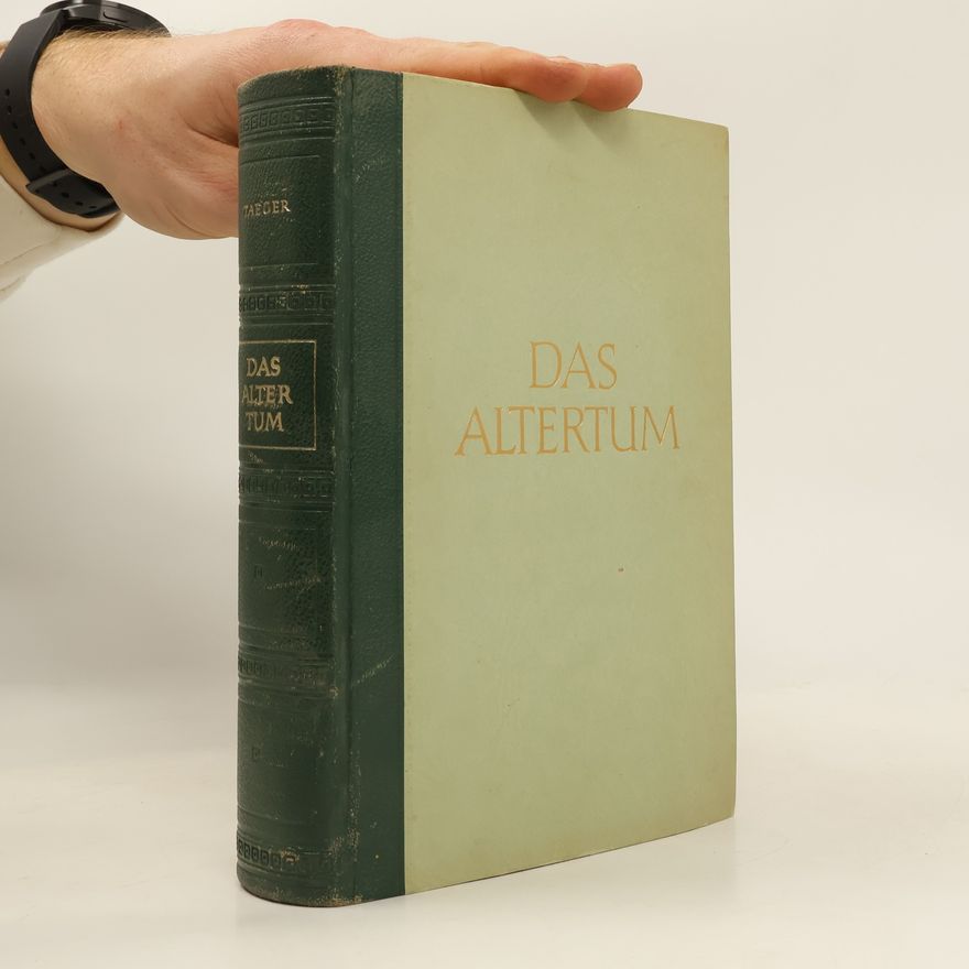Fritz Taeger Das Altertum