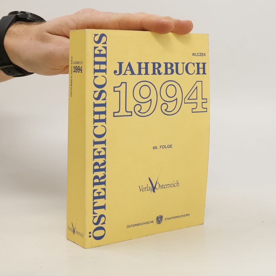 Collectif d'auteurs Österreichisches Jahrbuch 1994