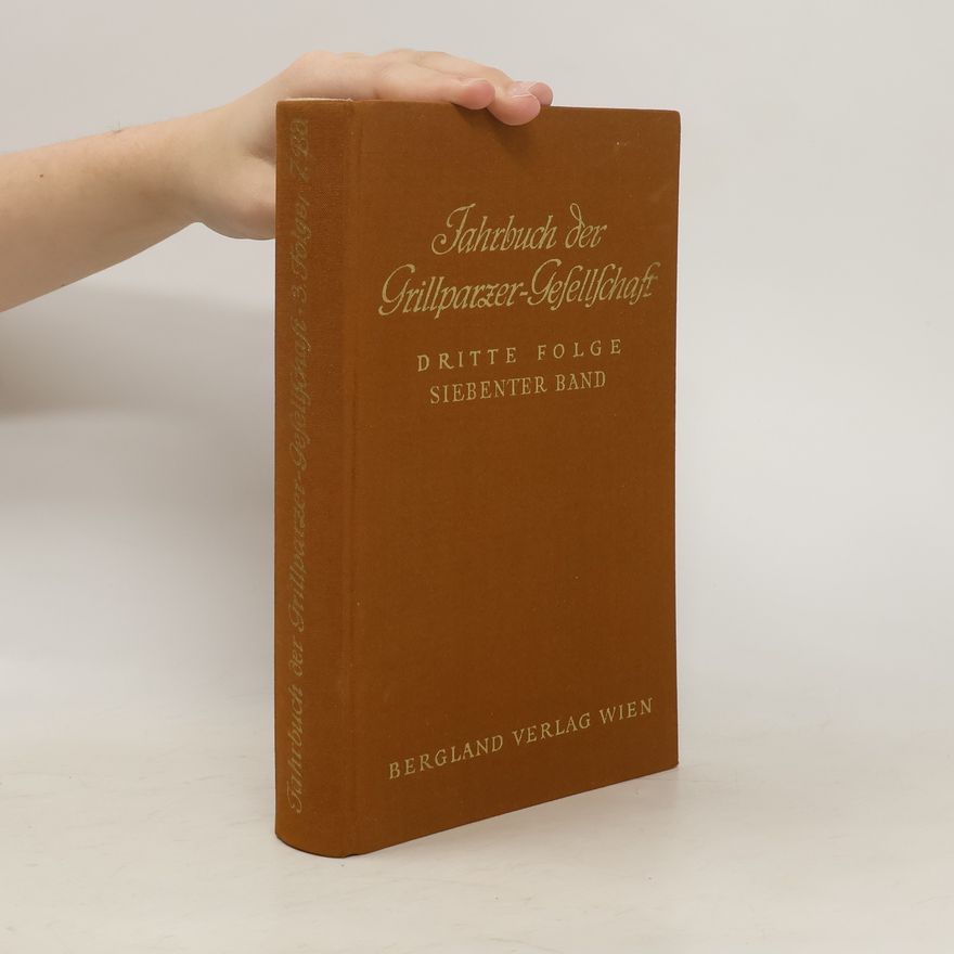 Various authors Jahrbuch der Grillparzer-Gesellschaft