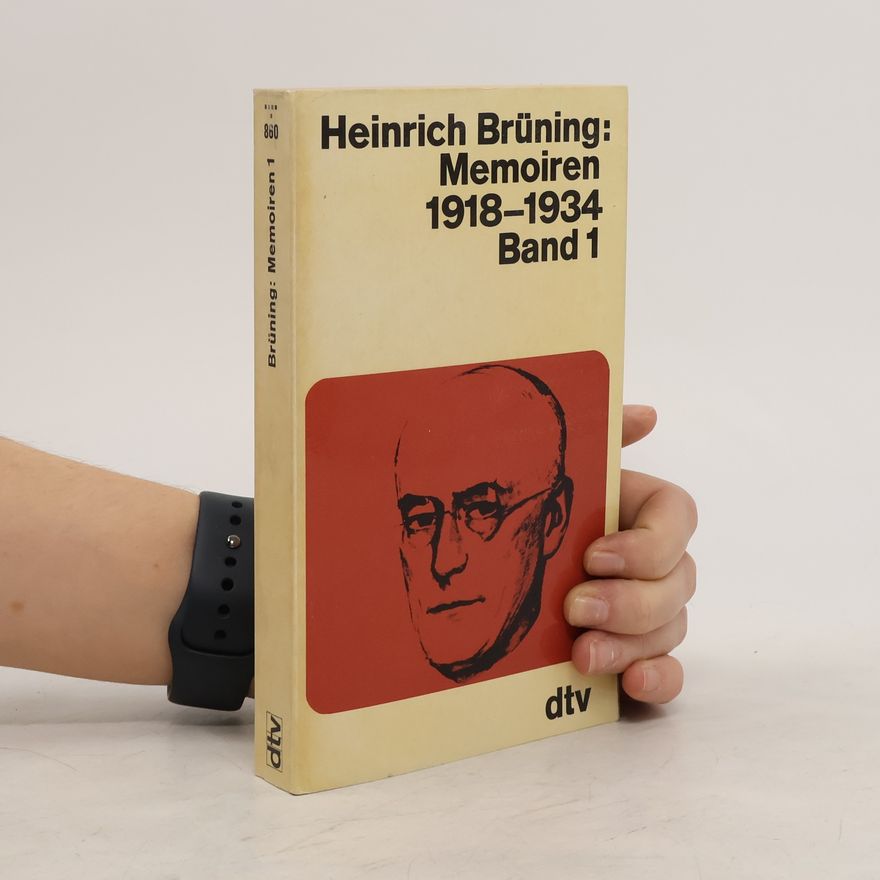Heinrich Brüning Memoiren 1