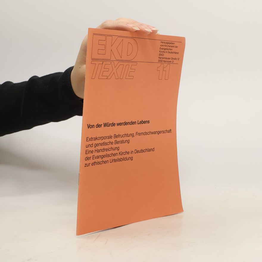 Collectif d'auteurs EKD Texte 11. Von der Würde Werdenden Lebens