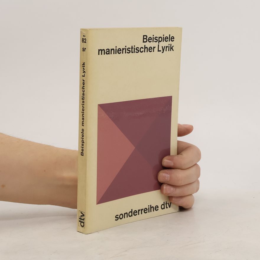 Kolektiv autorů Beispiele manieristischer Lyrik