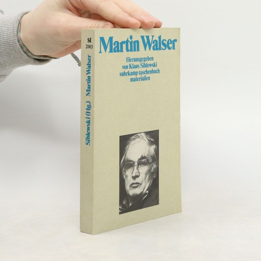 Klaus Siblewski Martin Walser
